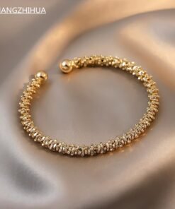 Latest New Classic Simple Copper Alloy Jewelry Bracelets Korean Fashion Accessories Gothic Girl's Unusual Bracelets For Woman